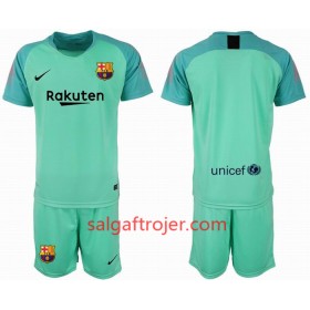 FC Barcelona Fodboldtrøjer Målmand Børn sæt 2018/19 Kort ærmer